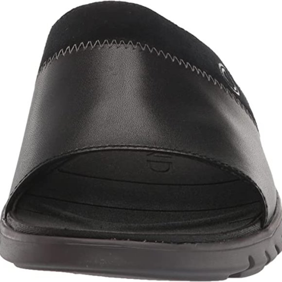 Cole Haan Zerogrand Sandal LX Men's Black Leather LTE Slide Sandal, C35170 NEW - Picture 3 of 8
